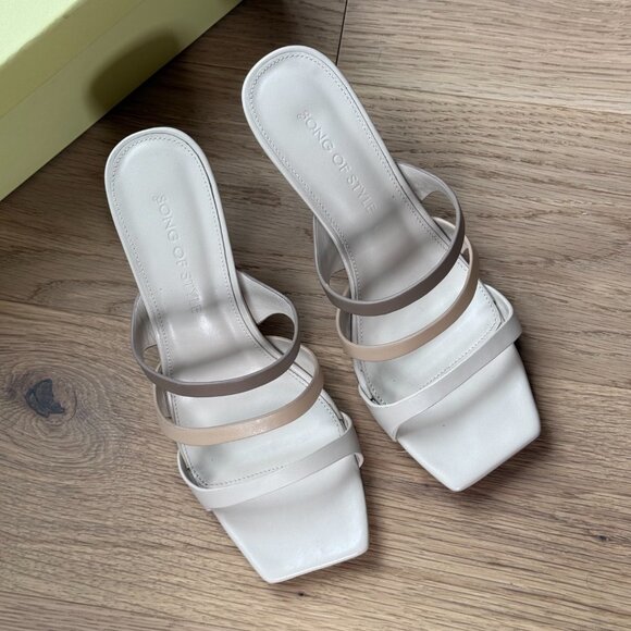 Song of Style - beige sandals SIZE 8 - Picture 5 of 8
